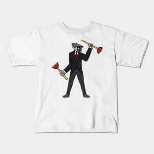 Toilet Skibidi Cameraman Kids T-Shirt